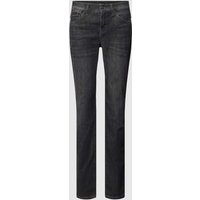 MAC Straight Leg Jeans im 5-Pocket-Design Modell 'SLIM WAVE' in Dunkelgrau, Größe 44/32 von MAC