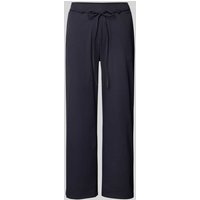 MAC Straight Leg Stoffhose mit verkürztem Schnitt Modell 'CHiara' in Marine, Größe 32 von MAC
