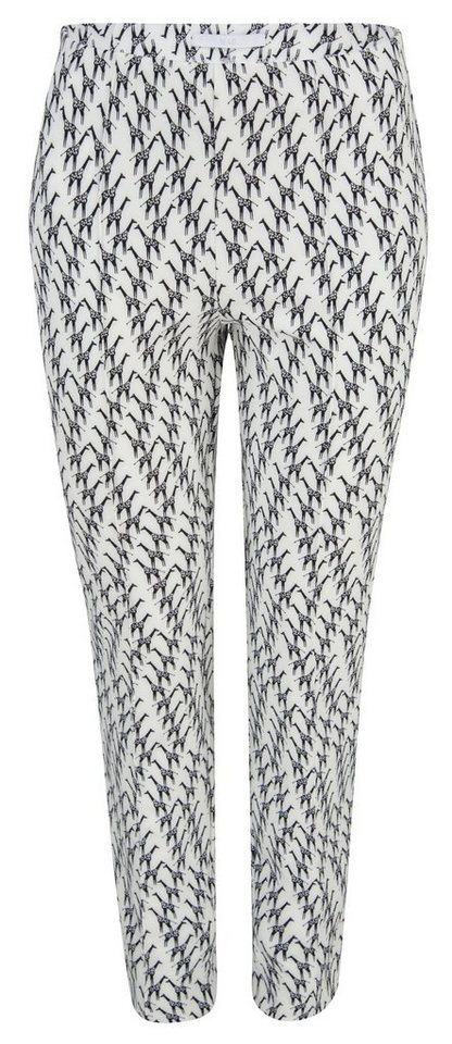 MAC Stretch-Jeans MAC ANNA summer animal print black white 5289-00-0124L-017X von MAC