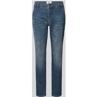 MAC Used-Look-Jeans mit Eingrifftaschen Modell 'Montana' in Dunkelblau, Größe 38 von MAC