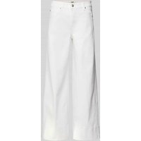 MAC Wide Leg Jeans im 5-Pocket-Design Modell 'Nevada' in Offwhite, Größe 38 von MAC