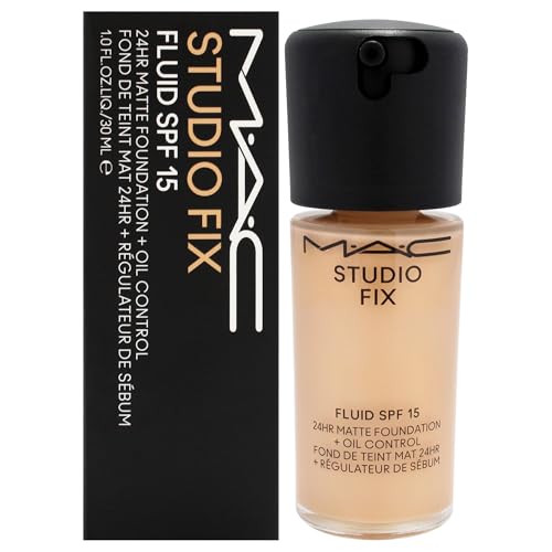 MAC for Women Studio Fix Fluid SPF 15 24Hr Matte Foundation plus Oil Control – NC25 by MAC for Women – 1 oz Foundation MAC for Women Studio Fix Fluid SPF 15 24Hr Matte Foundation plus Oil Control – NC25 by MAC for Women – 1 oz Foundation von MAC