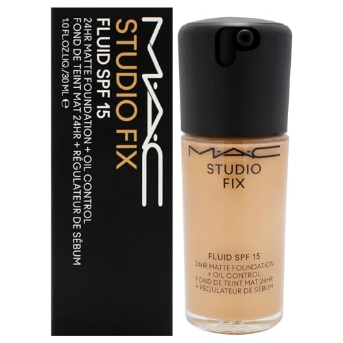 Studio Fix Fluid SPF 15 24Hr Matte Foundation plus Ölkontrolle, NC40 by MAC for Women, 24 ml Foundation Studio Fix Fluid SPF 15 24Hr Matte Foundation plus Ölkontrolle, NC40 by MAC for Women, 24 ml Foundation von MAC