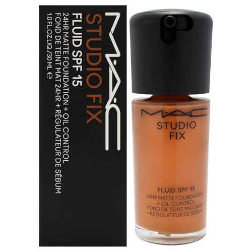 Studio Fix Fluid SPF 15 24Hr Matte Foundation plus Ölkontrolle, NW45 by MAC for Women, 24 ml Foundation von MAC