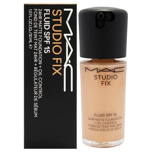 Studio Fix Fluid SPF 15 24Hr Matte Foundation plus Oil Control – NC35 by MAC for Women – 1 oz Foundation von MAC