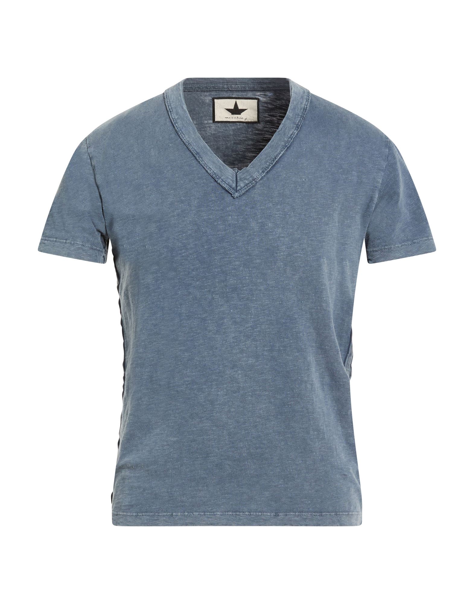 MACCHIA J T-shirts Herren Taubenblau von MACCHIA J