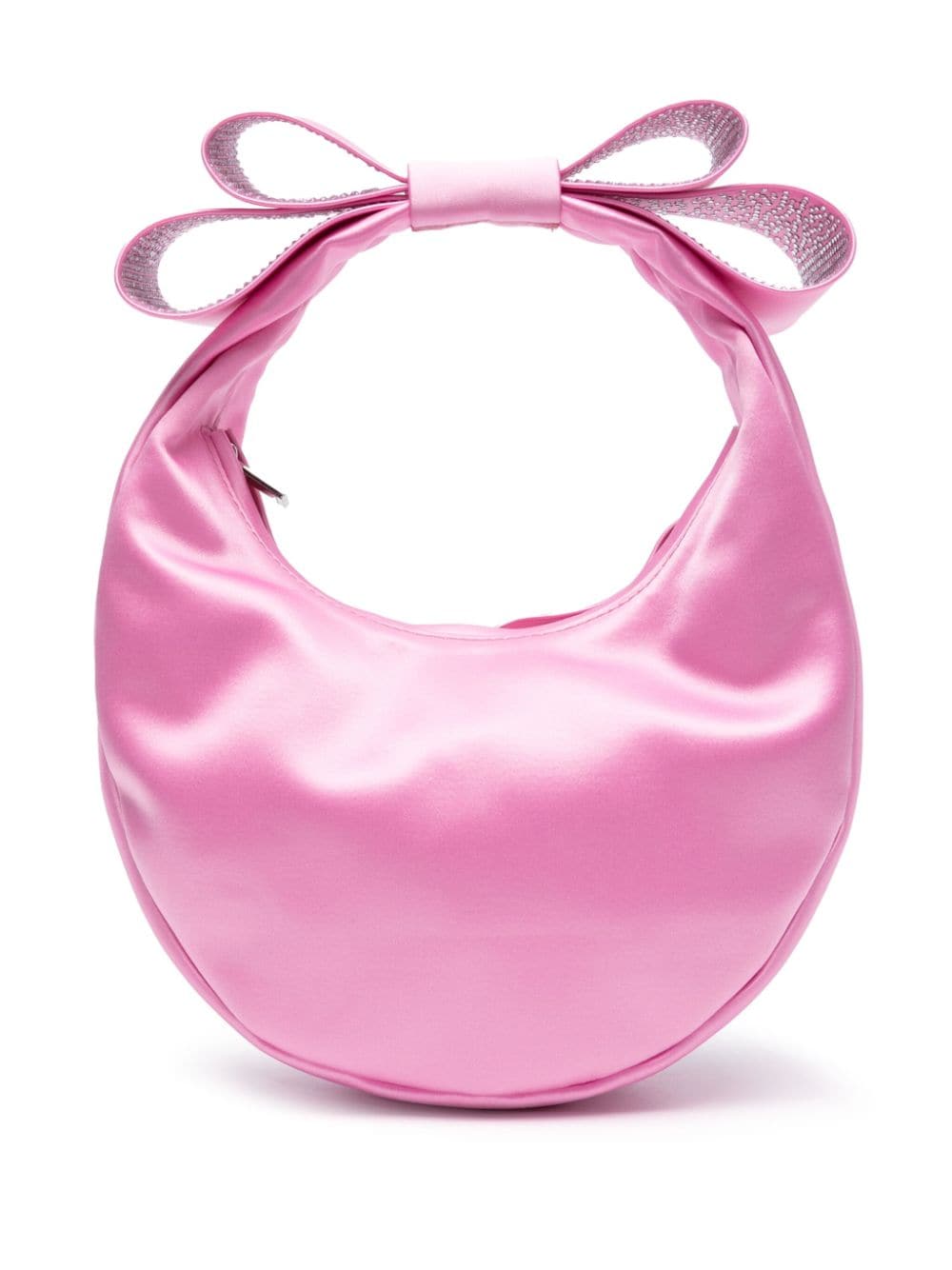 MACH & MACH Kleiner Cadeau Shopper aus Satin - Rosa von MACH & MACH