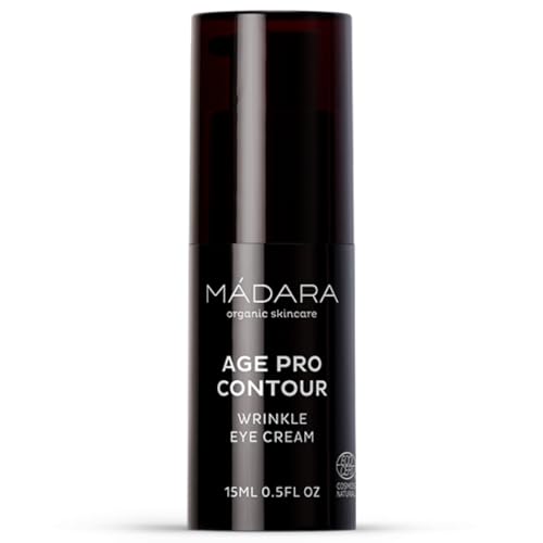 MÁDARA AGE PRO Contour Wrinkle Eye Cream 15 ml – Anti‑Falten Under Eye Cream & Straffende Augenpflege für Männer & Frauen – Dermatologisch getestet, Feuchtigkeitsspender von MÁDARA