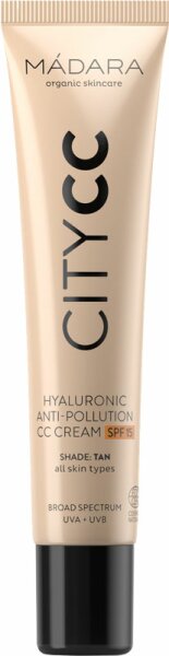 MÁDARA CityCC Hyaluronic Anti-Pollution Cc Creme LSF15 40 ml Tan MÁDARA CityCC Hyaluronic Anti-Pollution Cc Creme LSF15 40 ml Tan von MÁDARA