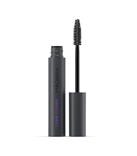 MÁDARA Organic Skincare | Come Closer Infinite Lash Mascara – 6 ml, verlängert und definiert, mit Peptiden angereicherte Formel, ohne synthetische Farbstoffe, tiefschwarze Farbe von MÁDARA
