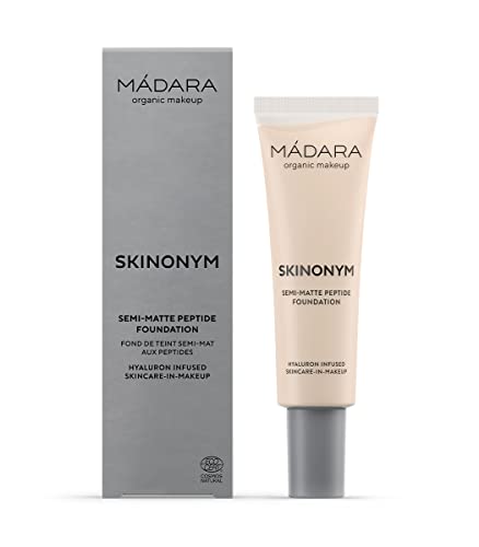 MÁDARA Organic Skincare SKINONYM Semi-Matte Peptide Foundation #10 PORCELAIN 30ml – Kollagenpeptide, Hautanpassung, Dermatologisch Getestet – Foundation Make Up, Fondation Damen MÁDARA Organic Skincare SKINONYM Semi-Matte Peptide Foundation #10 PORCELAIN 30ml – Kollagenpeptide, Hautanpassung, Dermatologisch Getestet – Foundation Make Up, Fondation Damen von MÁDARA