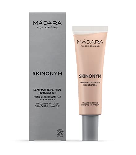 MÁDARA Organic Skincare SKINONYM Semi-Matte Peptide Foundation #30 ROSE IVORY 30ml – Kollagenpeptide, Hautanpassung, Dermatologisch Getestet – Foundation Make Up, Fondation Damen MÁDARA Organic Skincare SKINONYM Semi-Matte Peptide Foundation #30 ROSE IVORY 30ml – Kollagenpeptide, Hautanpassung, Dermatologisch Getestet – Foundation Make Up, Fondation Damen von MÁDARA