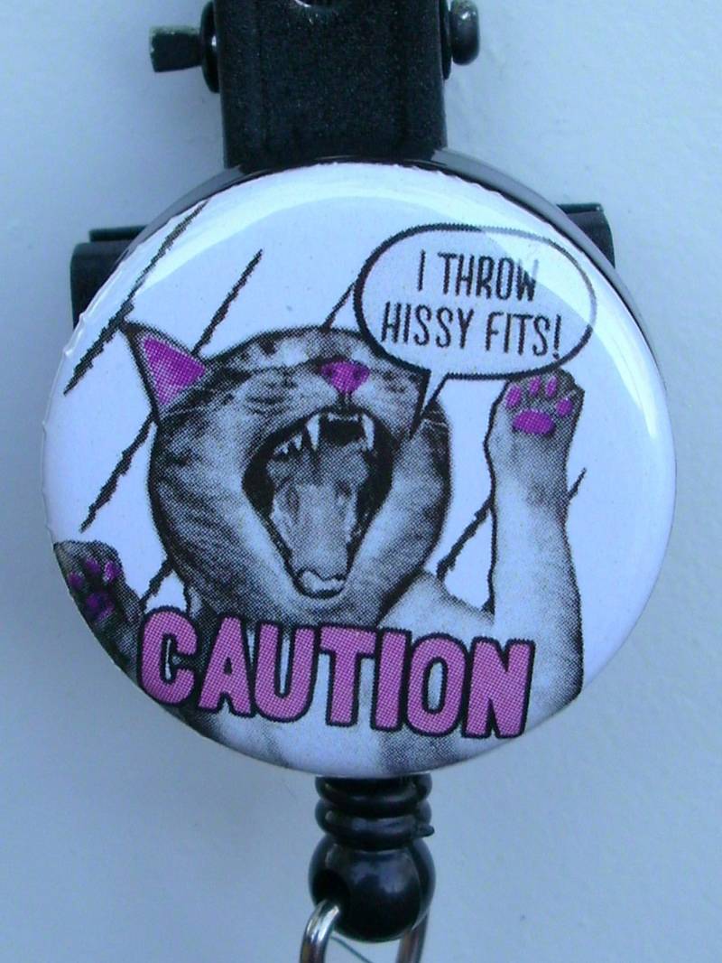 Vorsicht, Dass Hissy Passt Zu Werfen Abzeichen Reel von MADCreationsShop