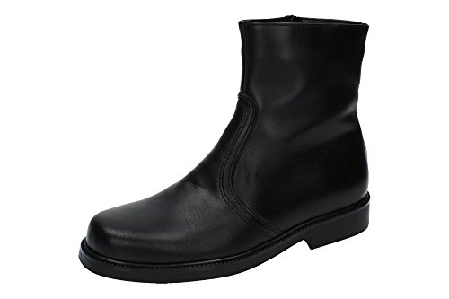MADE IN SPAIN 501 Lederstiefel für Herren, Stiefeletten, Schwarz - Schwarz - Größe: 41 EU von MADE IN SPAIN