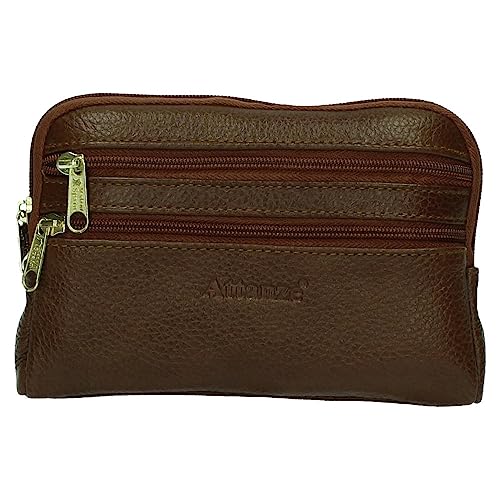 MADE IN SPAIN S648 Leder Geldbörse Damen Handtaschen-Geldbörsen, braun, 1, TASCHEN-PORTEN von MADE IN SPAIN