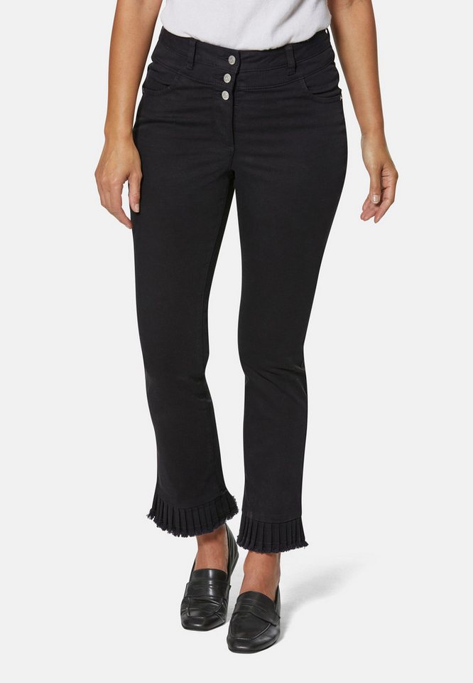 MADELEINE Gerade Jeans Jeans mit Plissee-Saum von MADELEINE