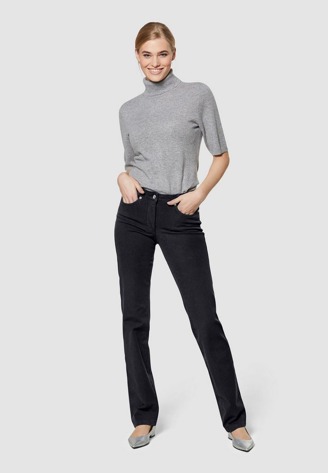 MADELEINE Gerade Jeans M-Jeans in gerader Form mit Logo-Stickerei MADELEINE Gerade Jeans M-Jeans in gerader Form mit Logo-Stickerei von MADELEINE