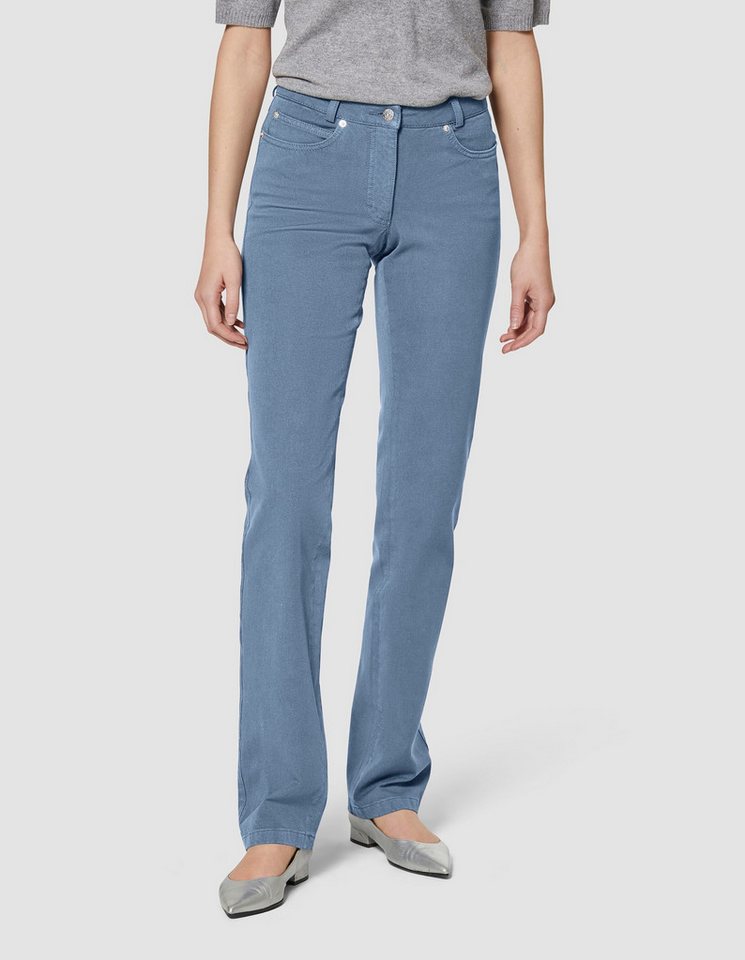 MADELEINE Gerade Jeans M-Jeans in gerader Form mit Logo-Stickerei von MADELEINE