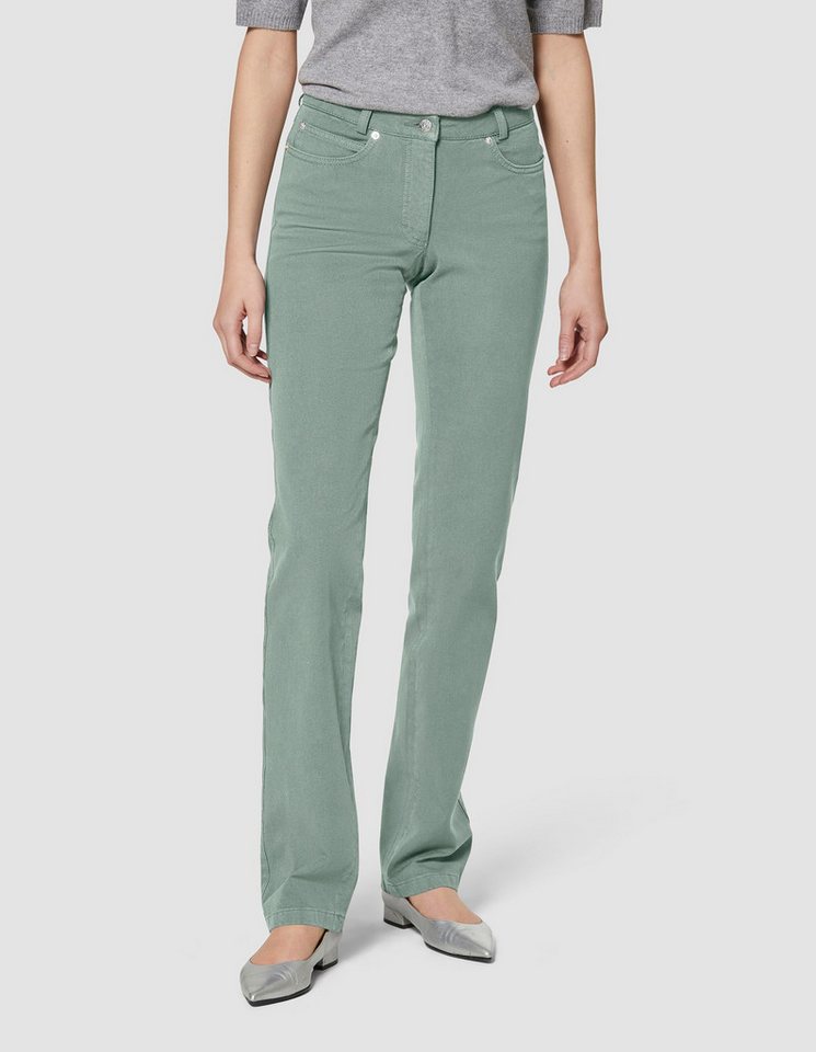MADELEINE Gerade Jeans M-Jeans in gerader Form mit Logo-Stickerei von MADELEINE