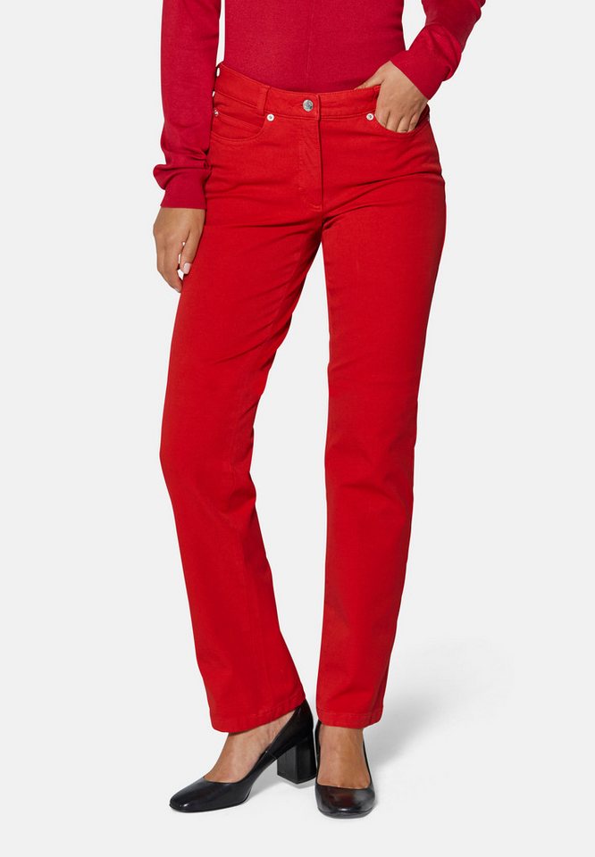 MADELEINE Gerade Jeans M-Jeans in gerader Form mit Logo-Stickerei von MADELEINE