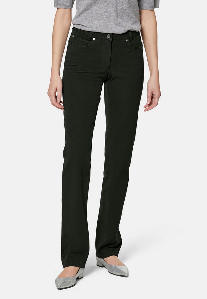 MADELEINE Gerade Jeans M-Jeans in gerader Form mit Logo-Stickerei von MADELEINE