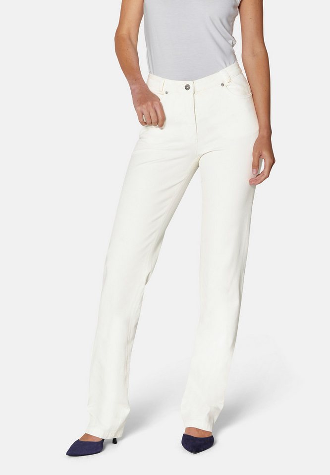 MADELEINE Gerade Jeans M-Jeans in gerader Form mit Logo-Stickerei von MADELEINE