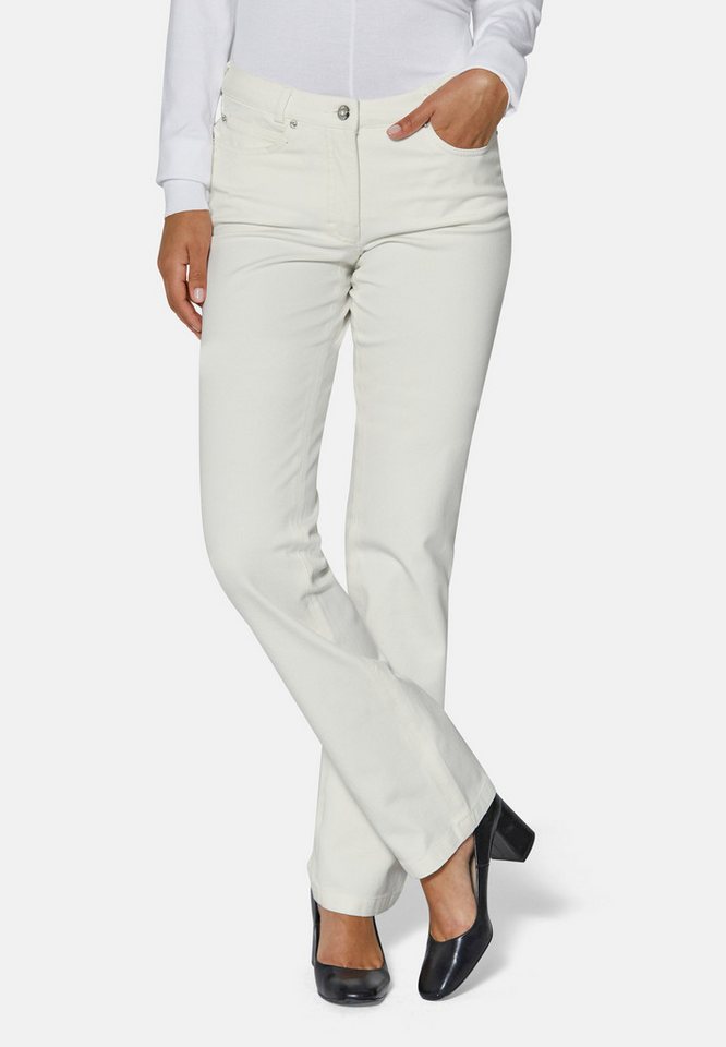 MADELEINE Gerade Jeans M-Jeans in gerader Form mit Logo-Stickerei von MADELEINE