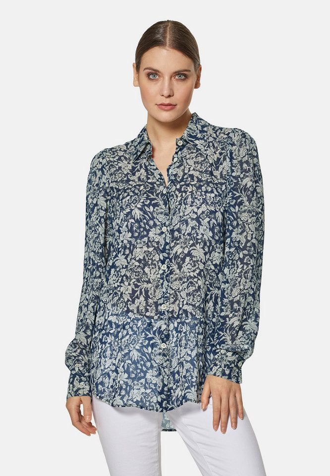 MADELEINE Hemdbluse Hemdbluse mit trendstarkem Unikat-Print von MADELEINE