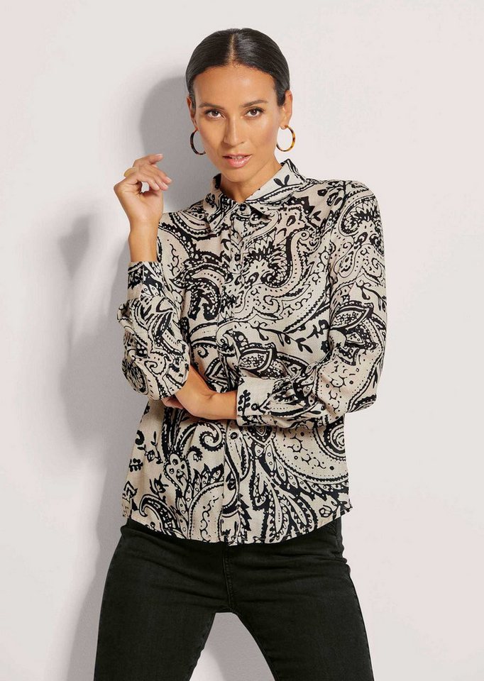 MADELEINE Hemdbluse Hemdbluse mit grafischem Print von MADELEINE