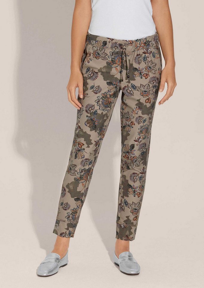 MADELEINE Jogger Pants Hose mit Blumenmuster von MADELEINE