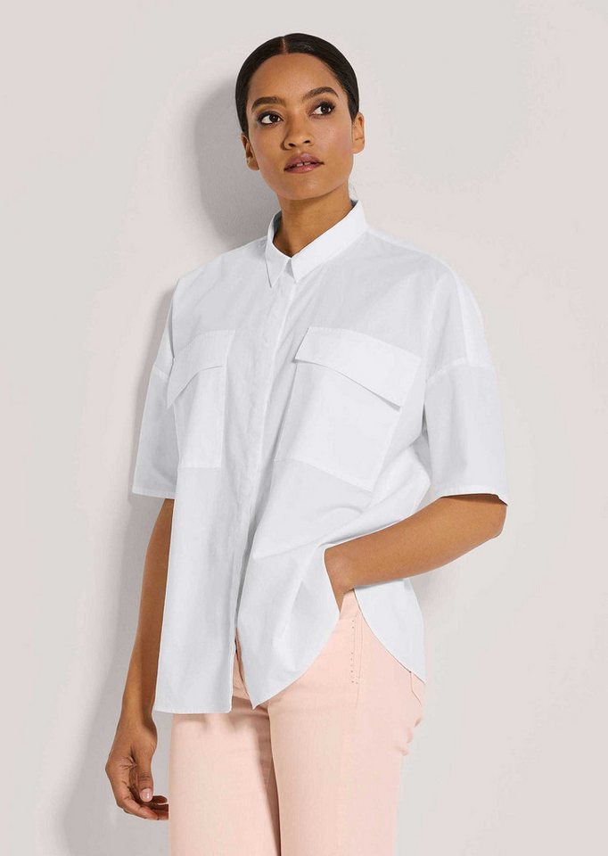 MADELEINE Kurzarmbluse Oversize-Hemd aus Baumwolle von MADELEINE