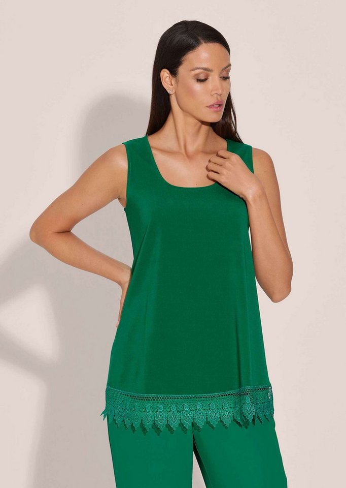 MADELEINE Kurzarmbluse Top mit Spitze von MADELEINE