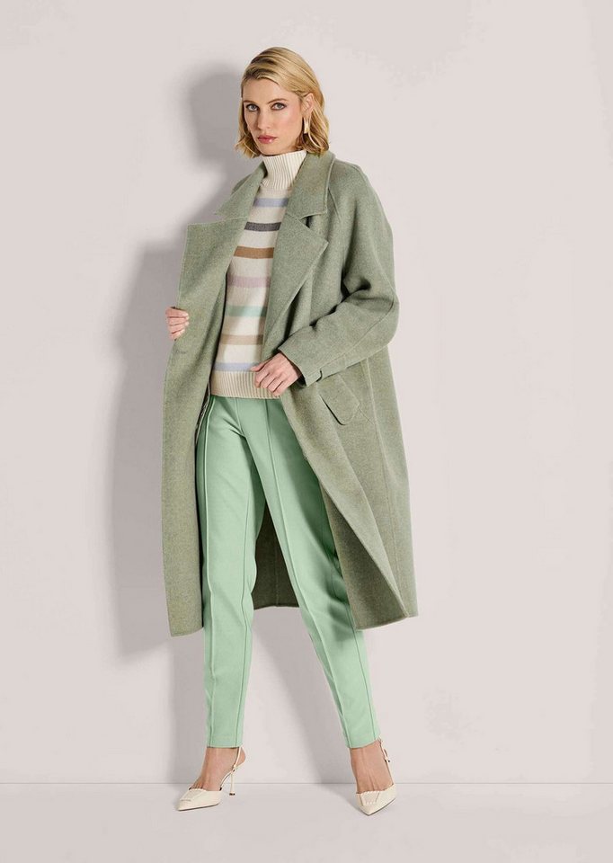 MADELEINE Kurzmantel Eleganter Mantel mit Kaschmir Doubleface-Mantel mit Reverskragen, Hornknöpfen und langen Ärmeln von MADELEINE