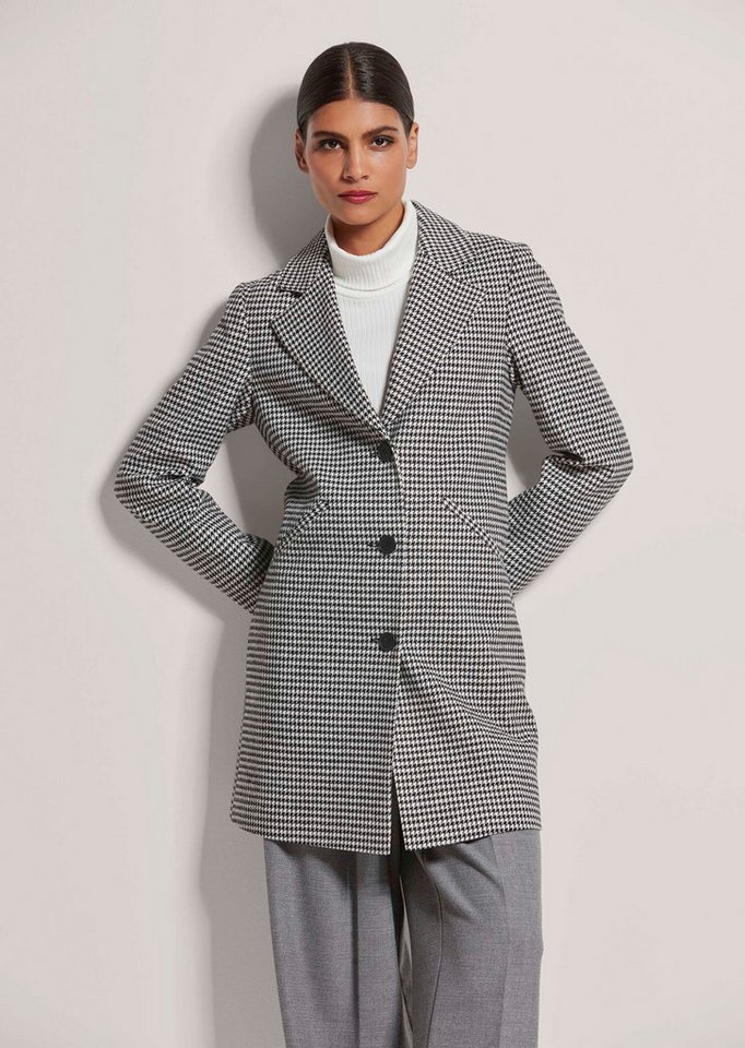 MADELEINE Kurzmantel Mantel mit Hahnentritt-Muster von MADELEINE