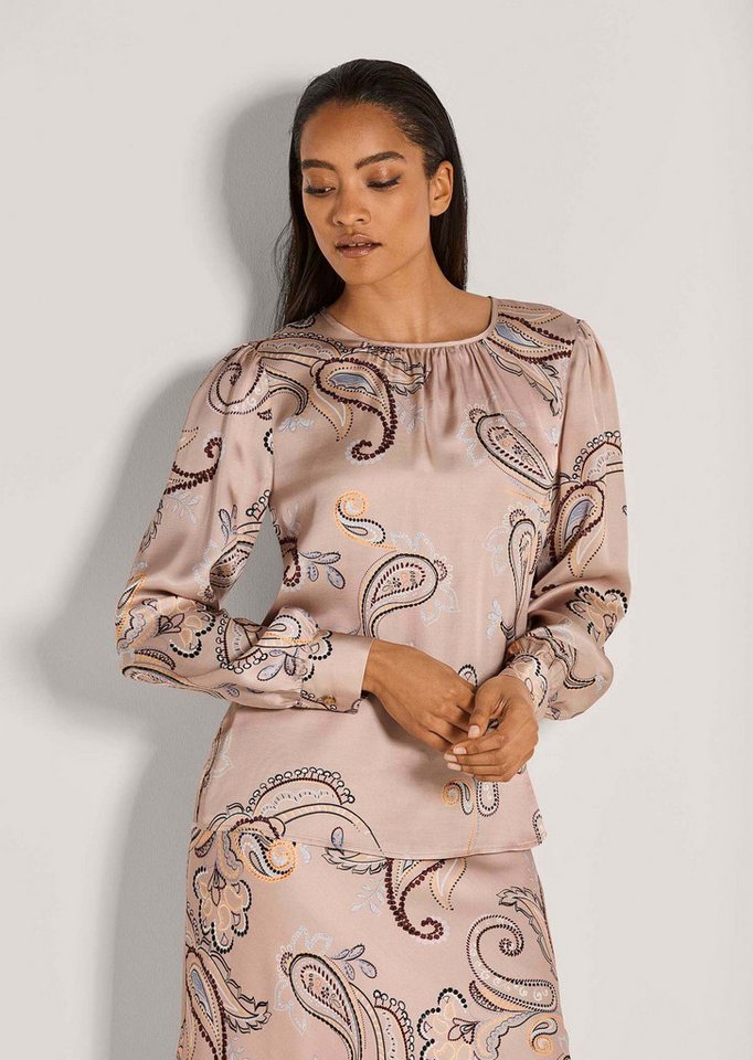 MADELEINE Langarmbluse Elegante Viskosebluse mit Knopfverschluss von MADELEINE
