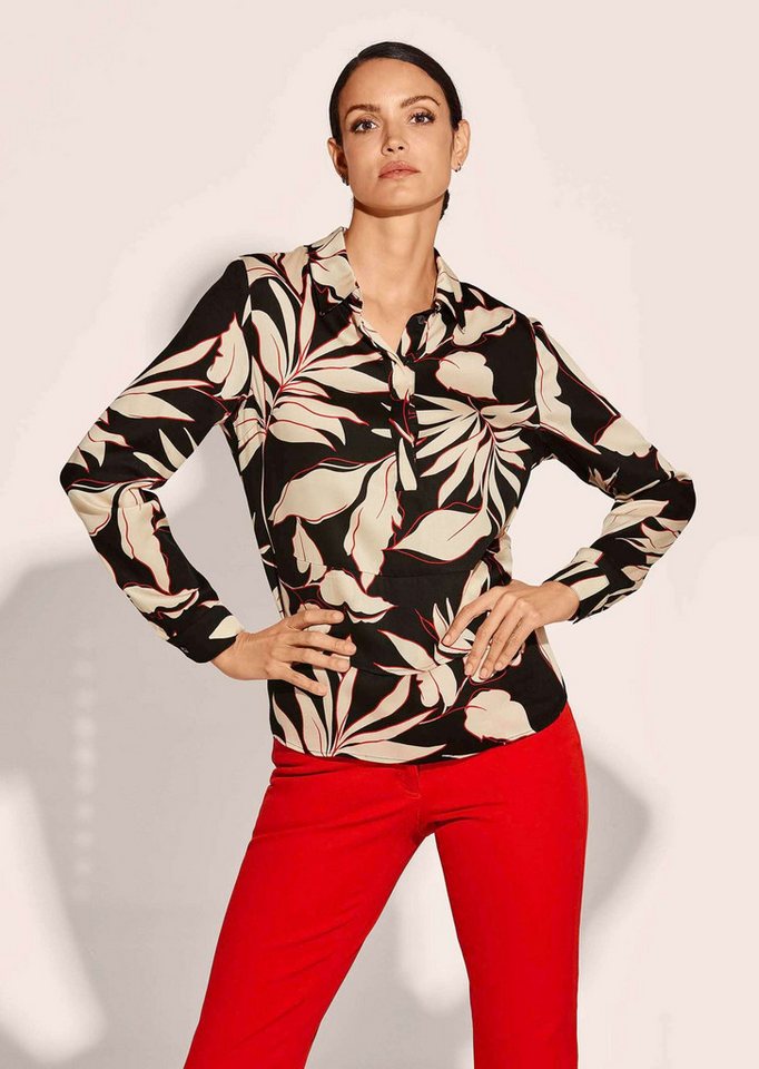 MADELEINE Hemdbluse Bluse aus zarter Viskose mit Blütenprint von MADELEINE