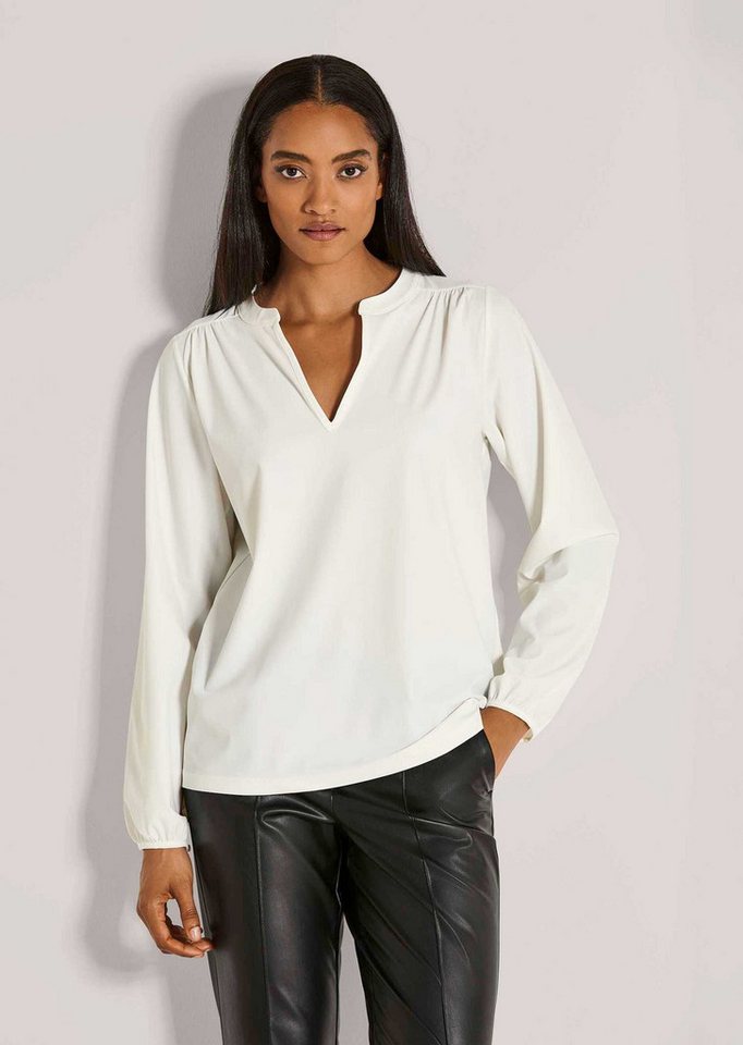 MADELEINE Langarmbluse Jerseybluse mit Rundhalsausschnitt von MADELEINE