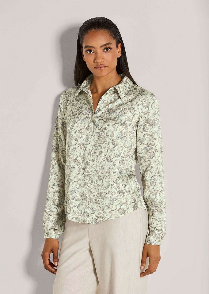 MADELEINE Langarmbluse Elegante Viskosebluse mit Knopfleiste von MADELEINE