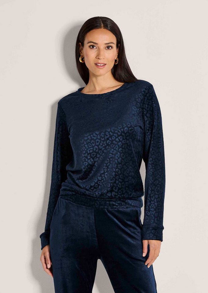 MADELEINE Langarmshirt Langarm Animal-Print Pullover von MADELEINE