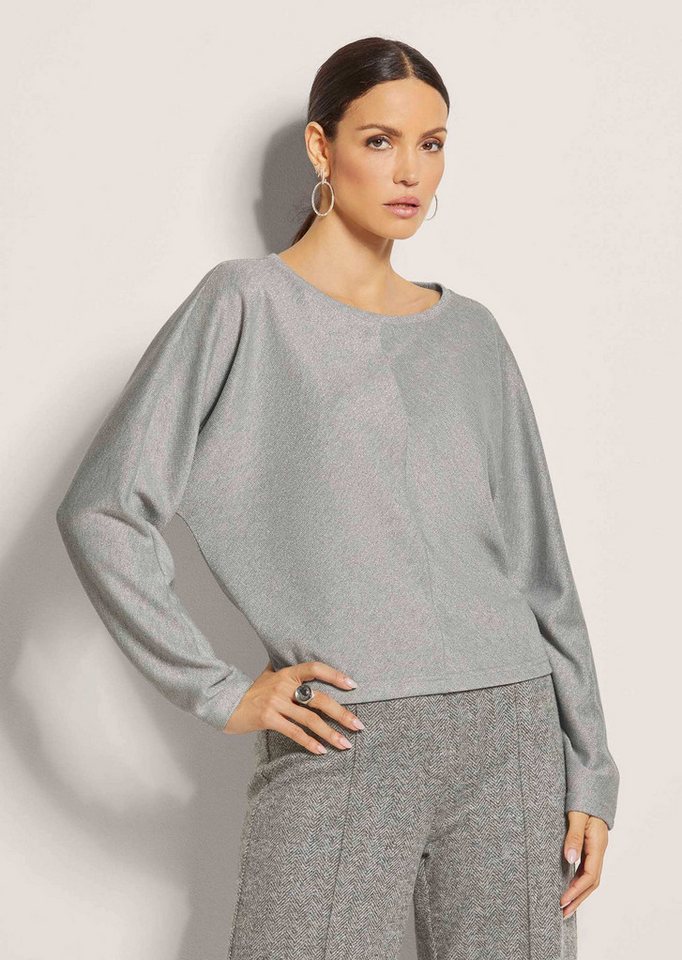 MADELEINE Langarmshirt Langarm-Shirt mit Glanz-Effekt von MADELEINE