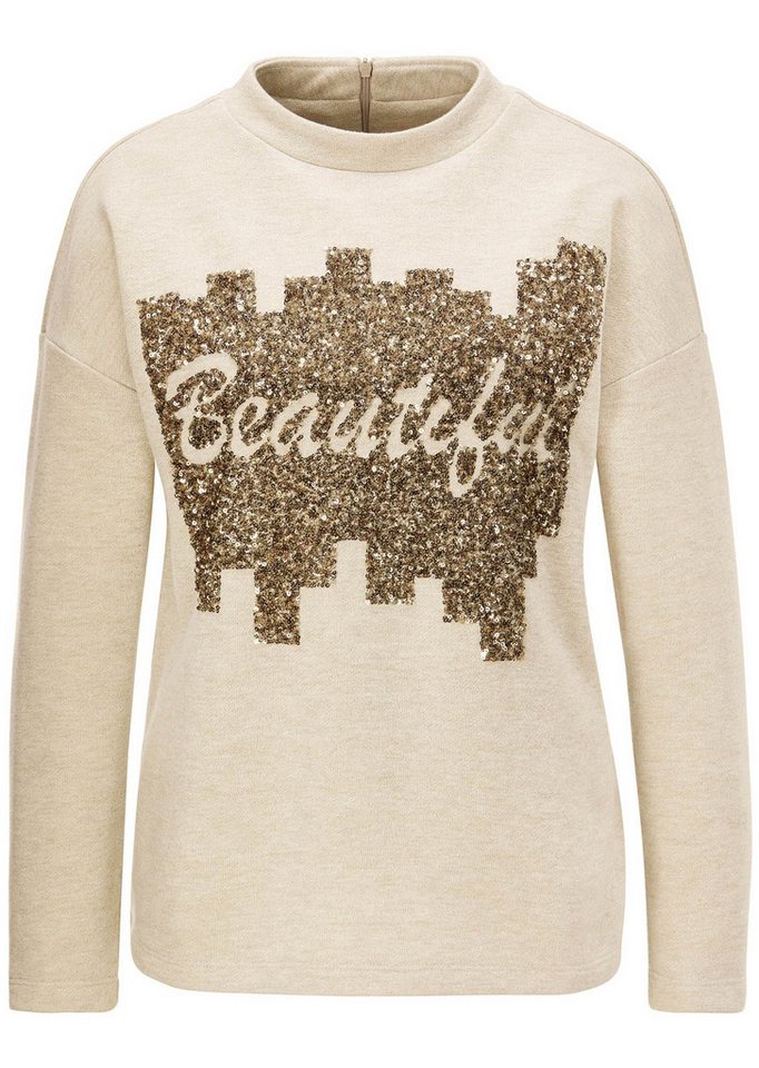 MADELEINE Langarmshirt Sweatshirt mit Pailletten von MADELEINE
