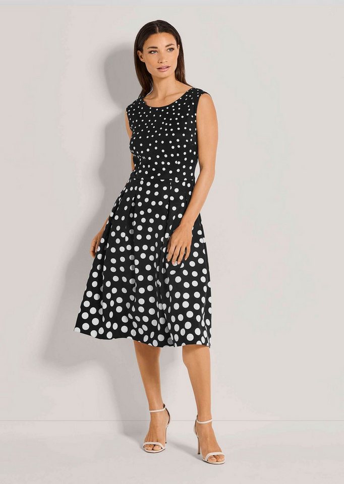 MADELEINE Midikleid Kurzarm Tupfenkleid in Midilänge von MADELEINE