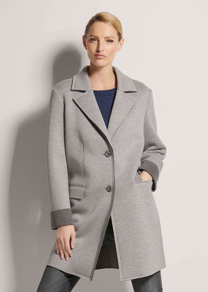 MADELEINE Outdoorjacke Longjacke aus zweilagigem Jersey von MADELEINE