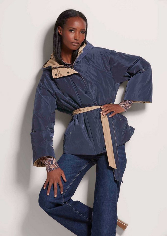 MADELEINE Outdoorjacke Oversize-Jacke in Bicolor-Optik von MADELEINE