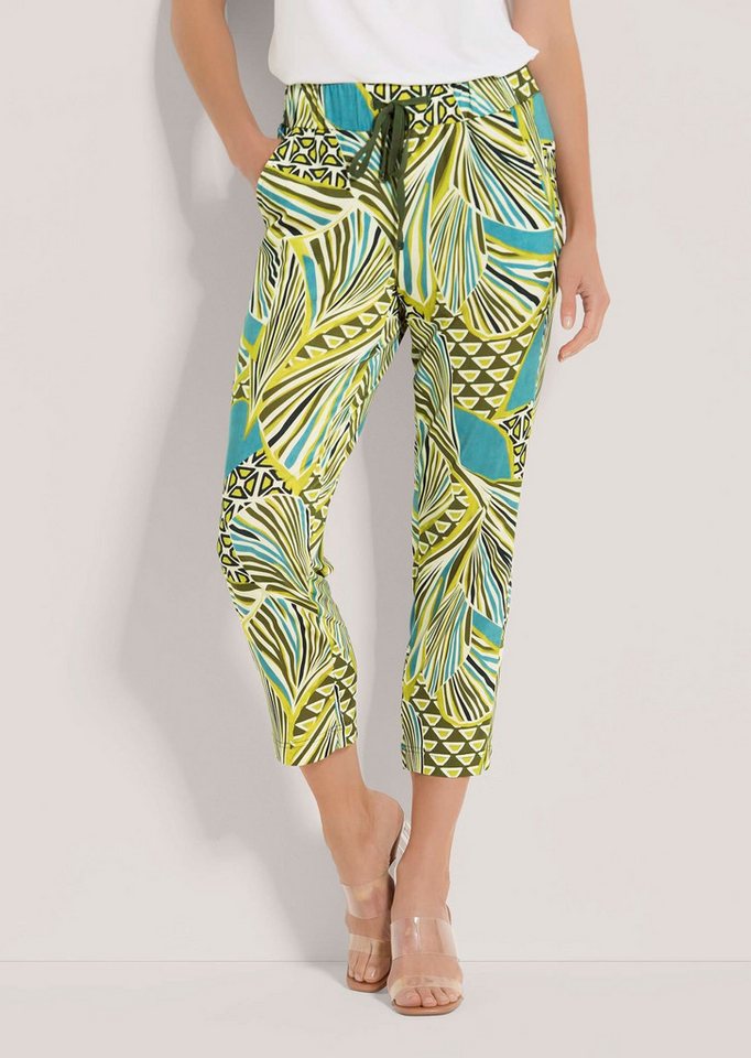 MADELEINE Schlupfhose Farbige Schlupfhose mit grafischem Print von MADELEINE