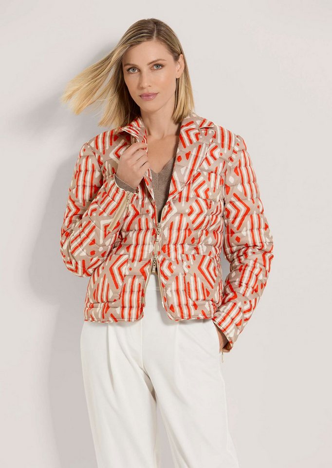 MADELEINE Steppjacke Kurze Steppjacke mit Unikat-Print von MADELEINE