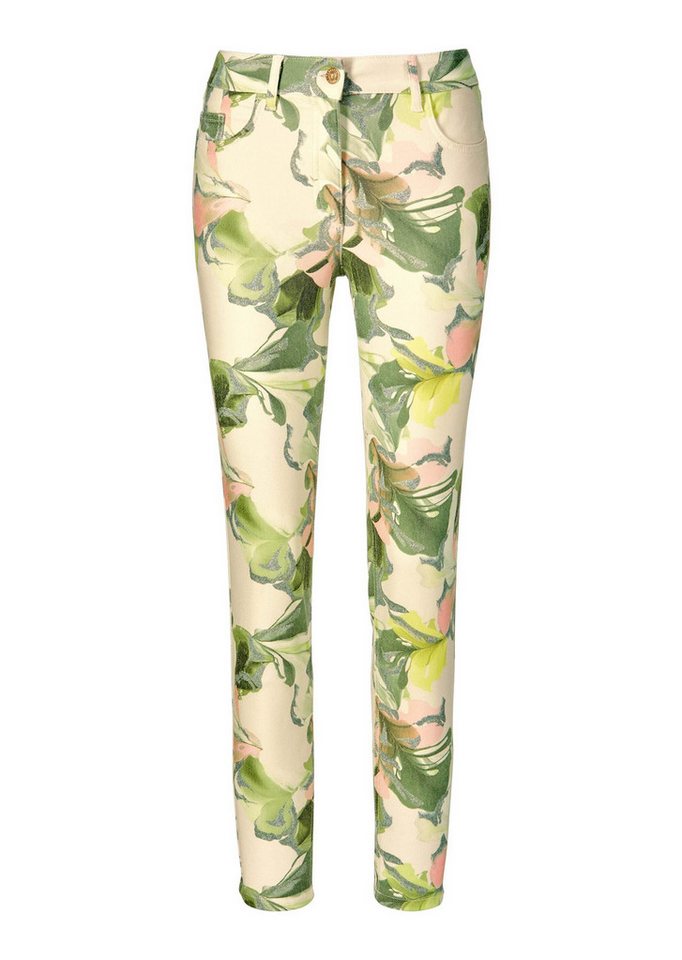 MADELEINE Stoffhose Hose mit Blumenmuster von MADELEINE