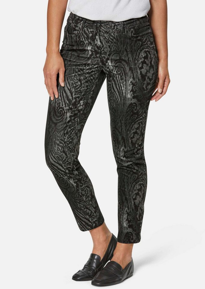 MADELEINE Stoffhose Paisley-Hose in samtiger Stretch-Qualität von MADELEINE