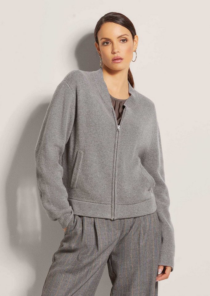 MADELEINE Strickjacke Sportiver Strick-Blouson mit Reißverschluss von MADELEINE