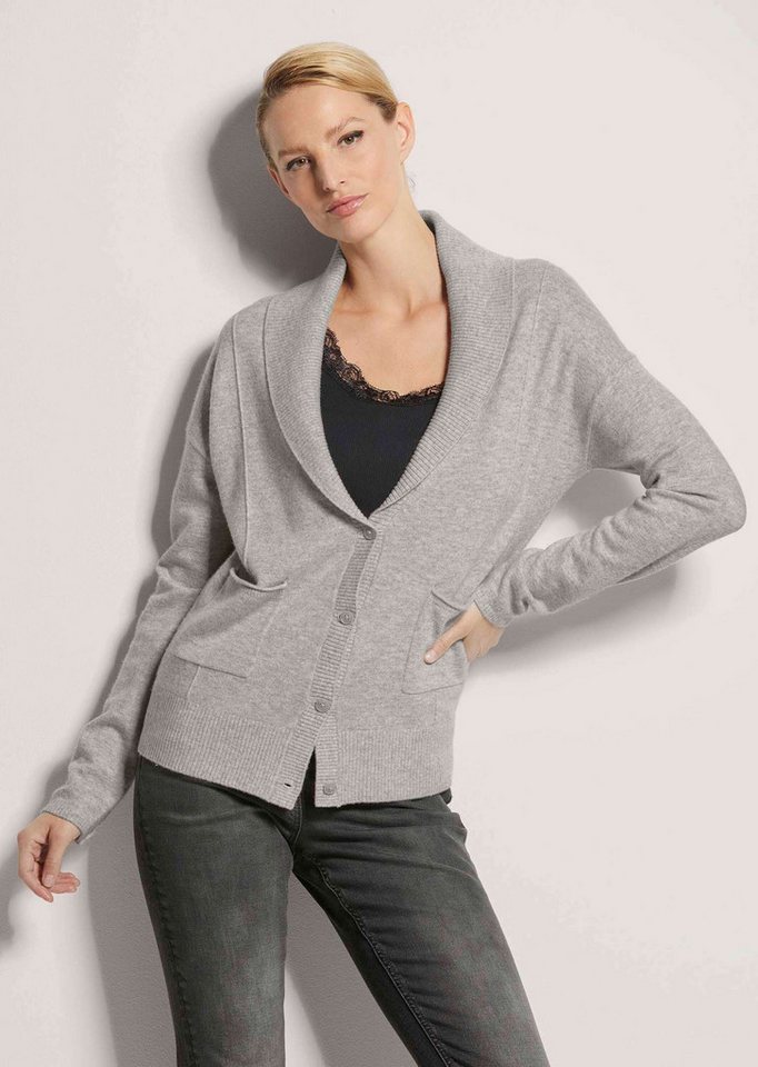 MADELEINE Strickjacke Strickjacke mit Good Cashmere von MADELEINE